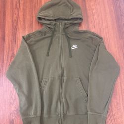 Nike Full Zip Up Set Green