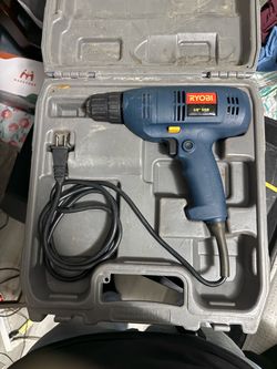 Ryobi D40 3/8 Vsr Corded Drill With Case