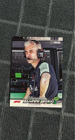 Alessandro Alunni Bravi FORMULA 1 Card