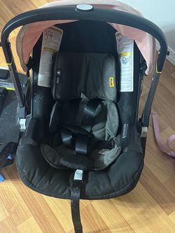 Doona car seat stroller pink