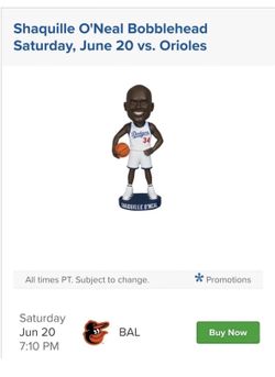 Dodgers shaq bobblehead