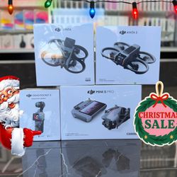 Dji Osmo Pocket 3 Creator Combo, DJI MINI 5 Pro Fly More Combo, DJI Avata 1 & 2 (only $10 Down (Take It Home In Payments/ llévatelo a casa en pagos) 