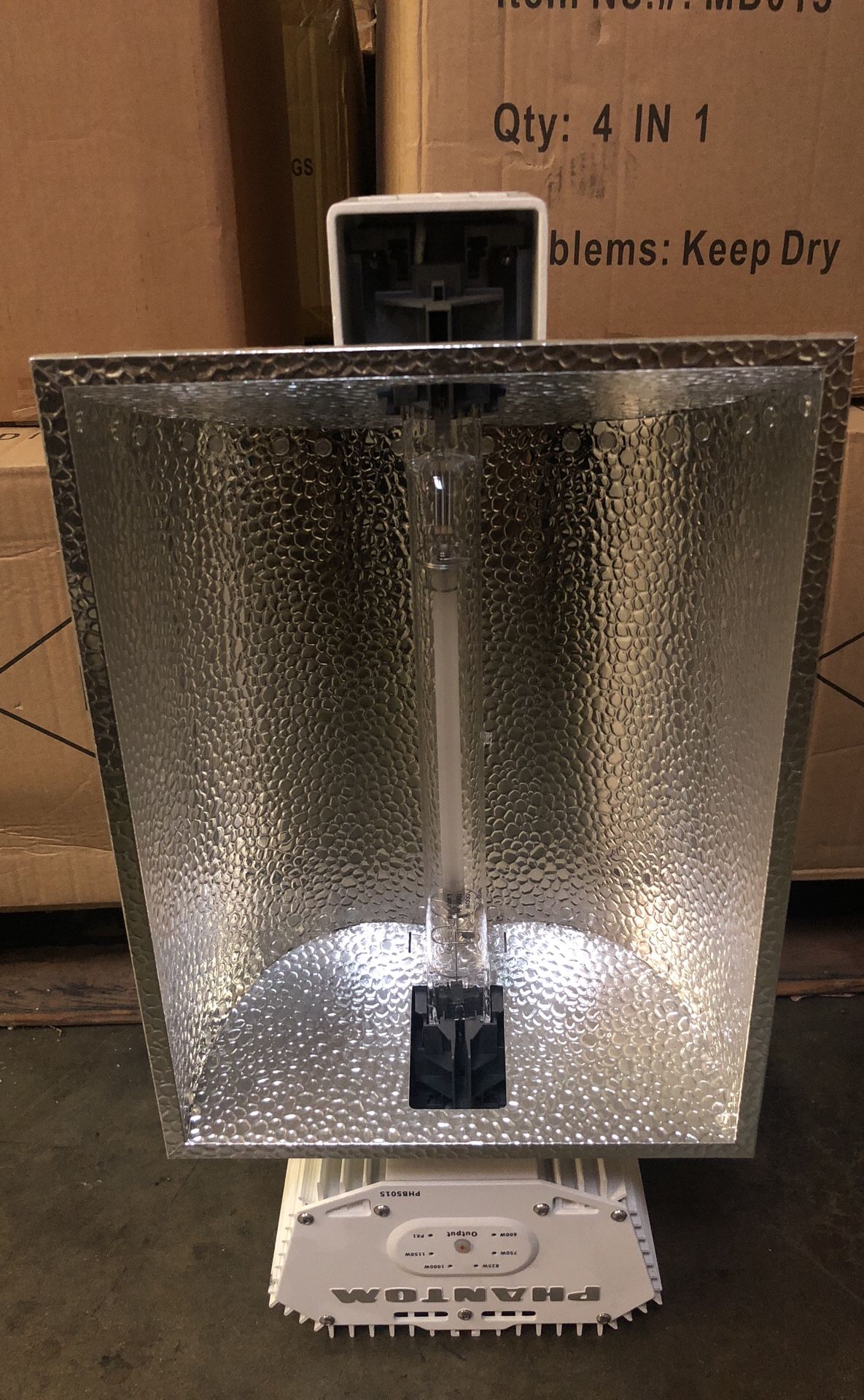 Phantom DE ballast 1000w PHB5015 Double ended grow light hydrofarm reflector