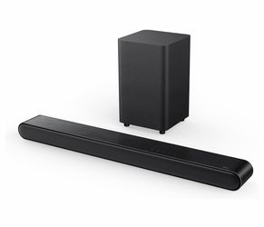 TCL 3.1ch Sound Bar with Wireless Subwoofer (Q6310, 2023 Model), Dolby Audio, DTS Virtual:X, Built-in Center Channel Speaker, Auto Room Calibration, W