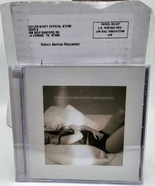 Tortured Poets Department CD & Bonus Track The Manuscript W/ Hand Signed Photo