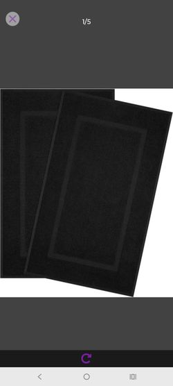 Cotton Paradise Turkish Bath Mats for Bathroom Floor Towel 2PC After Shower
100% Cotton 20x34" Floor Bath Mats (NOT A BATH RUG) For Bathroom 2 Pack OE