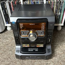 Sony HCD-ZX6 Stereo Compact Disc Deck Receiver Music System Main Unit TESTED ✅