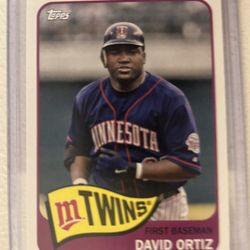 2023 Topps Archives - 1965 Topps #161 David Ortiz - Minnesota Twins