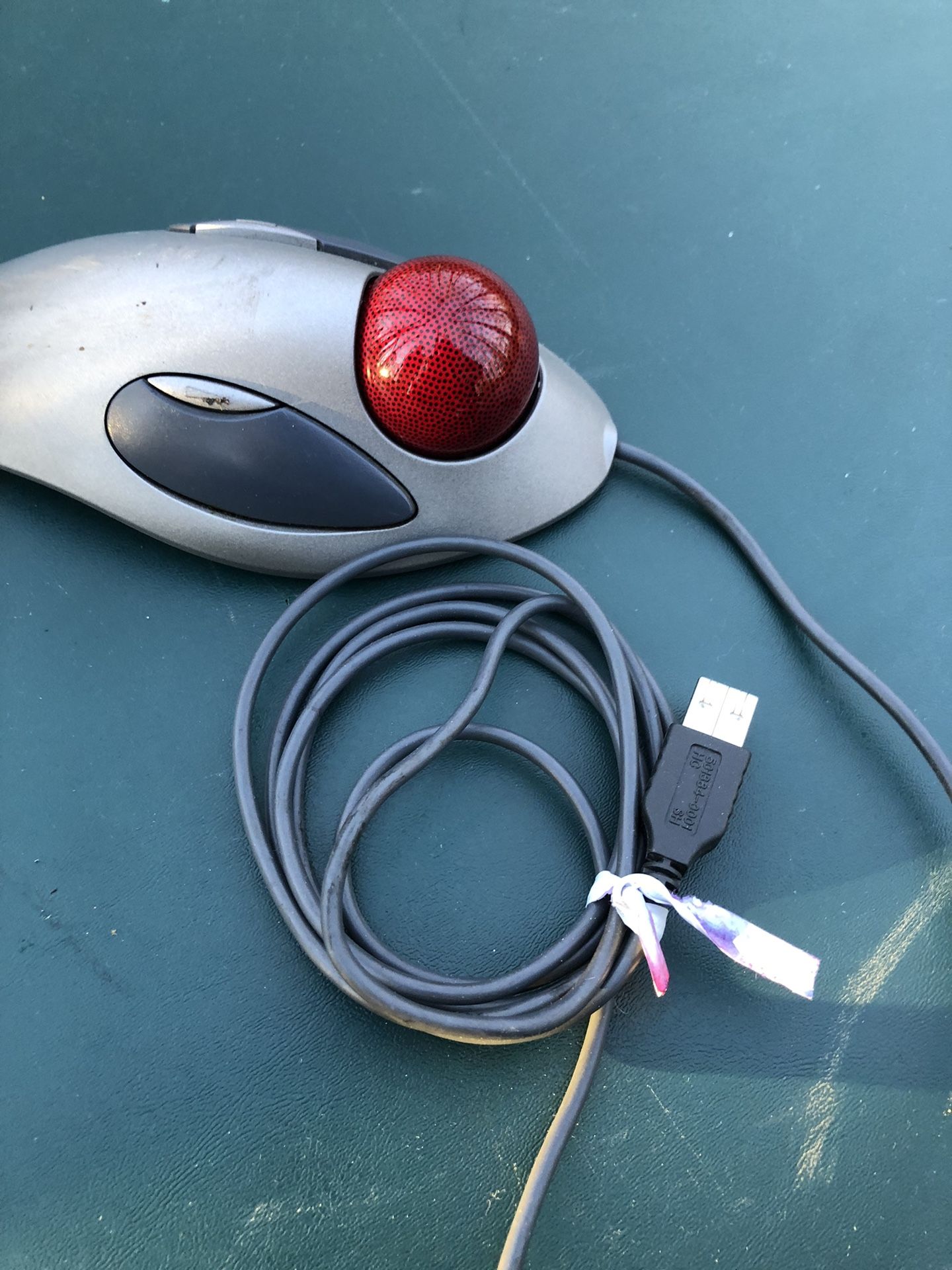 Logitech (Logi) Trackball Marble Mouse T-BC21 USB (contact info removed)67- Works Great
