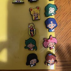 Sailor Moon Croc Charms 