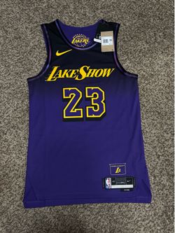 Nike Lebron James Lakers City Edition Authentic Jersey Size 44 Medium and 40 Small Available 100$ Firm. retail is 200+Tax
