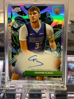 2025-26 topps cosmic chrome variation auto Cooper Flagg RC SP