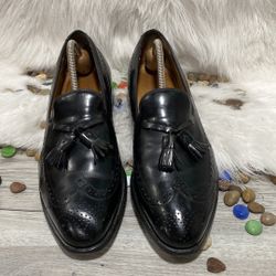 Johnston & Murphy Aristocraft  Tassel Wingtip Loafer Leather SZ 10.5 E/ C