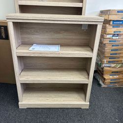40in 3 Tier Bookshelf, Small Bookcase Shelf Storage Organizer