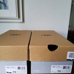 Ugg Tippie Shoes/  New In Box /$45 Each/ Blue Or Bone /sz7.5 Ladies