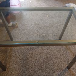 Glass Top Desk Or Table 