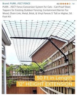 Purrr-fect Fence For Cats - 2025 Price Drop