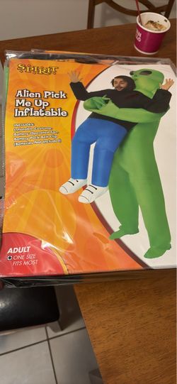 Inflatable alien costume new in bag