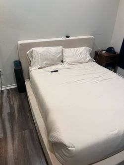 Bed frame and mattress