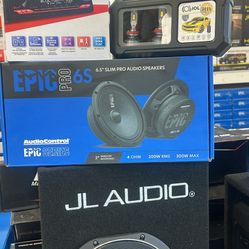 Jvc With Epic Audio Control Speakers 