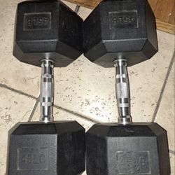 45 lbs. Dumbell Set