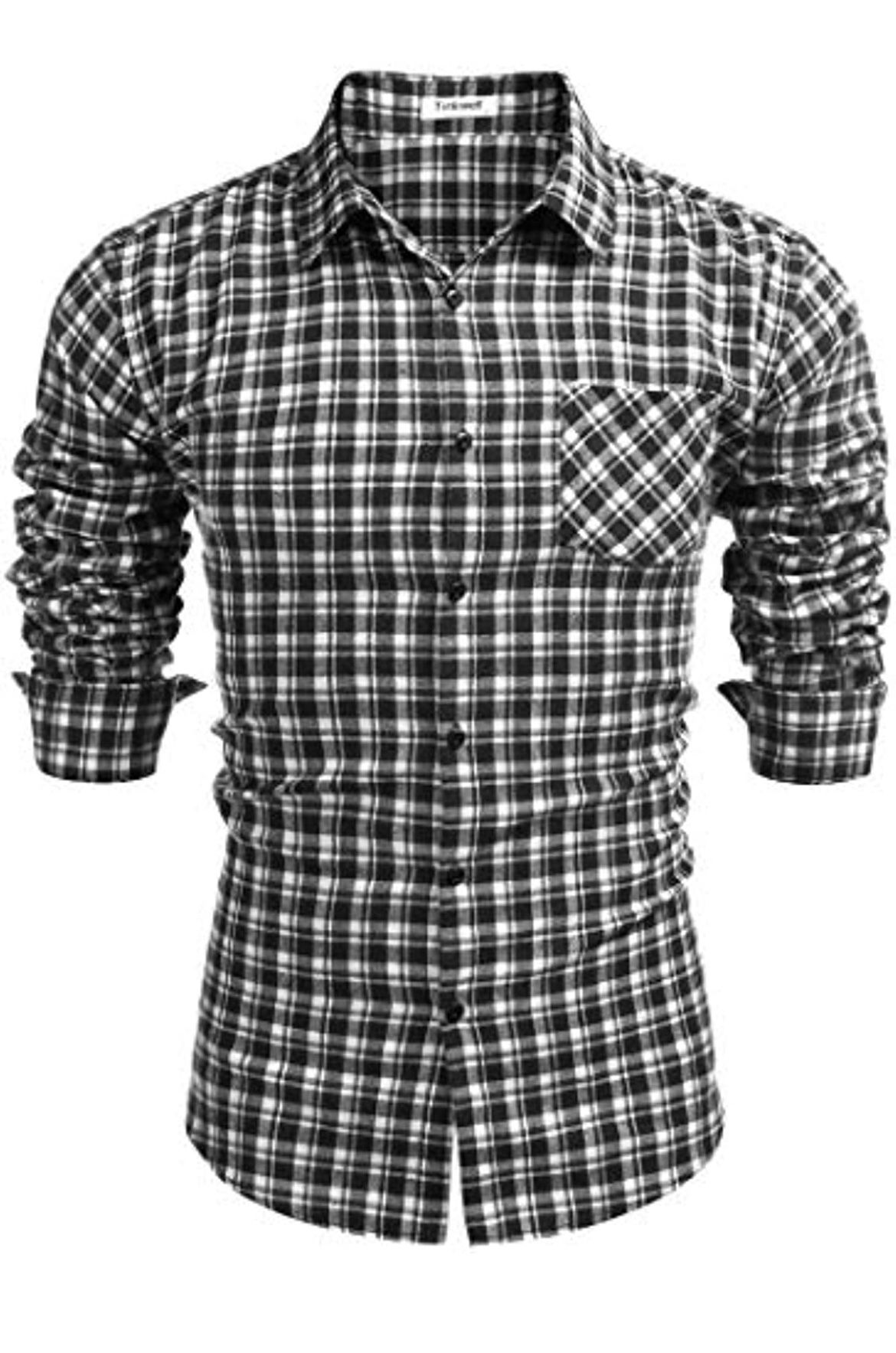 Tinkwell Men’s Long Sleeve Plaid, New! Size XL