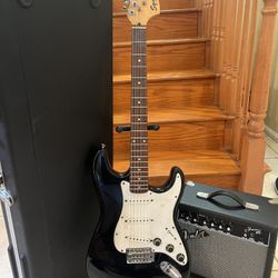 Squier Affinity Stratocaster W/ Hardshell Case, Fender Amp