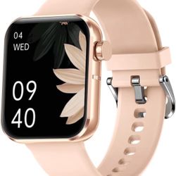 Health Fitness Tracker (Answer/Make Call), 1.83" Smart Watch with 24/7 Heart Rate/Blood Pressure/Blood Oxygen/Sleep Monitor, Step Calorie Counter with