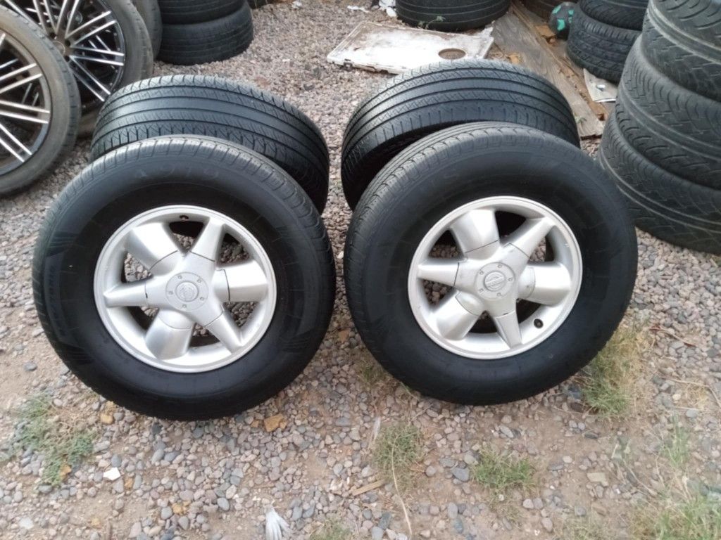 RIMS 16X7...255/70R16...6 LUGS FIT NISSAN XTERRA NISSAN IZUSO RODEO HONDA PASPORT NISSAN FRONTIER NISSAN PATHFINDER