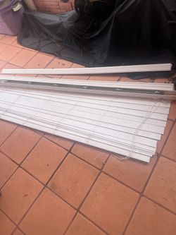 Blinds with a molding attachment