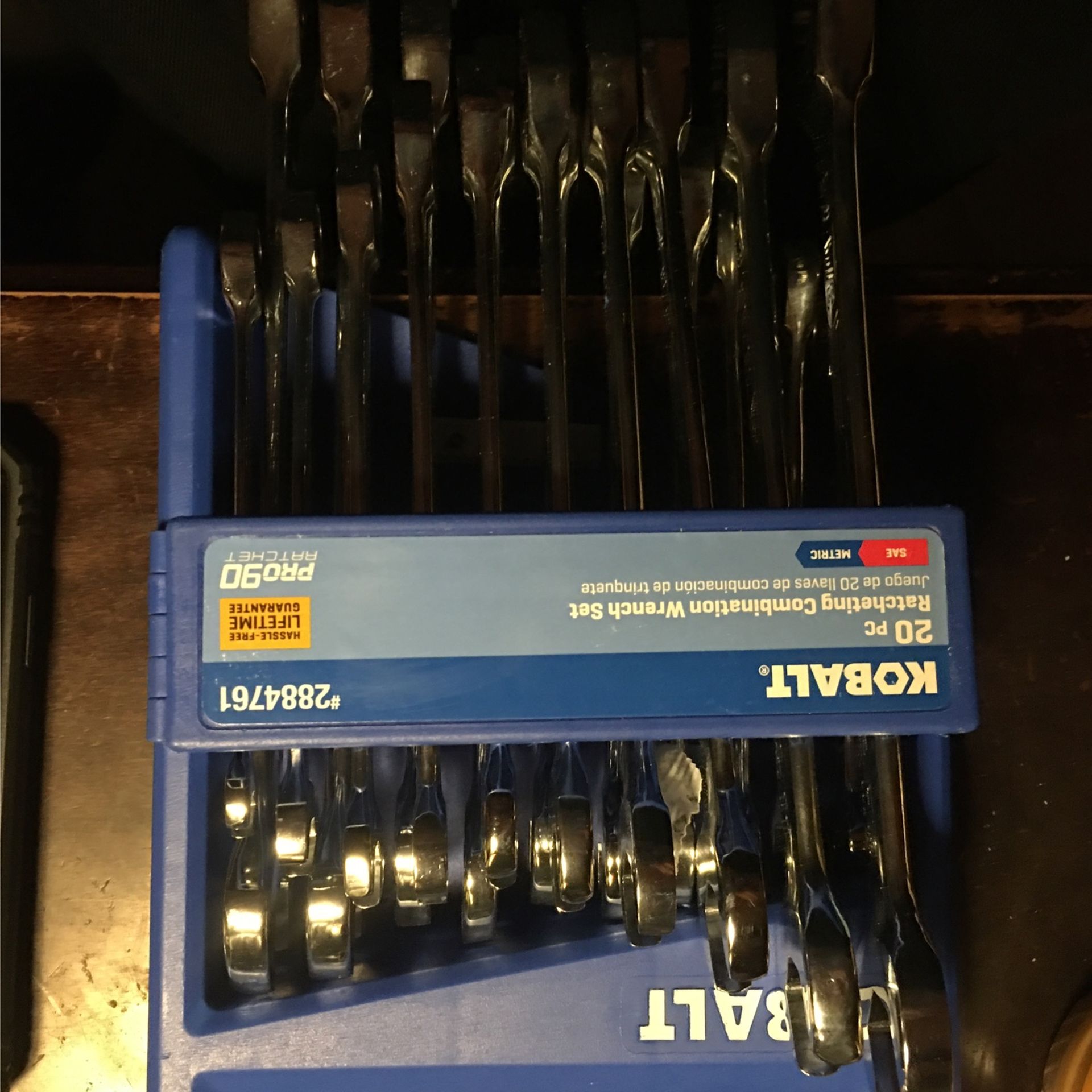 Kobalt Ratcheting Wrench Set
