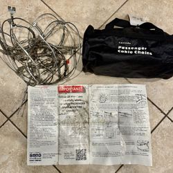 Laclede passenger cable chains. 