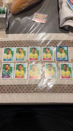 BRAZIL PANINI STICKER (10 PLAYERS) $1 POR STICKER