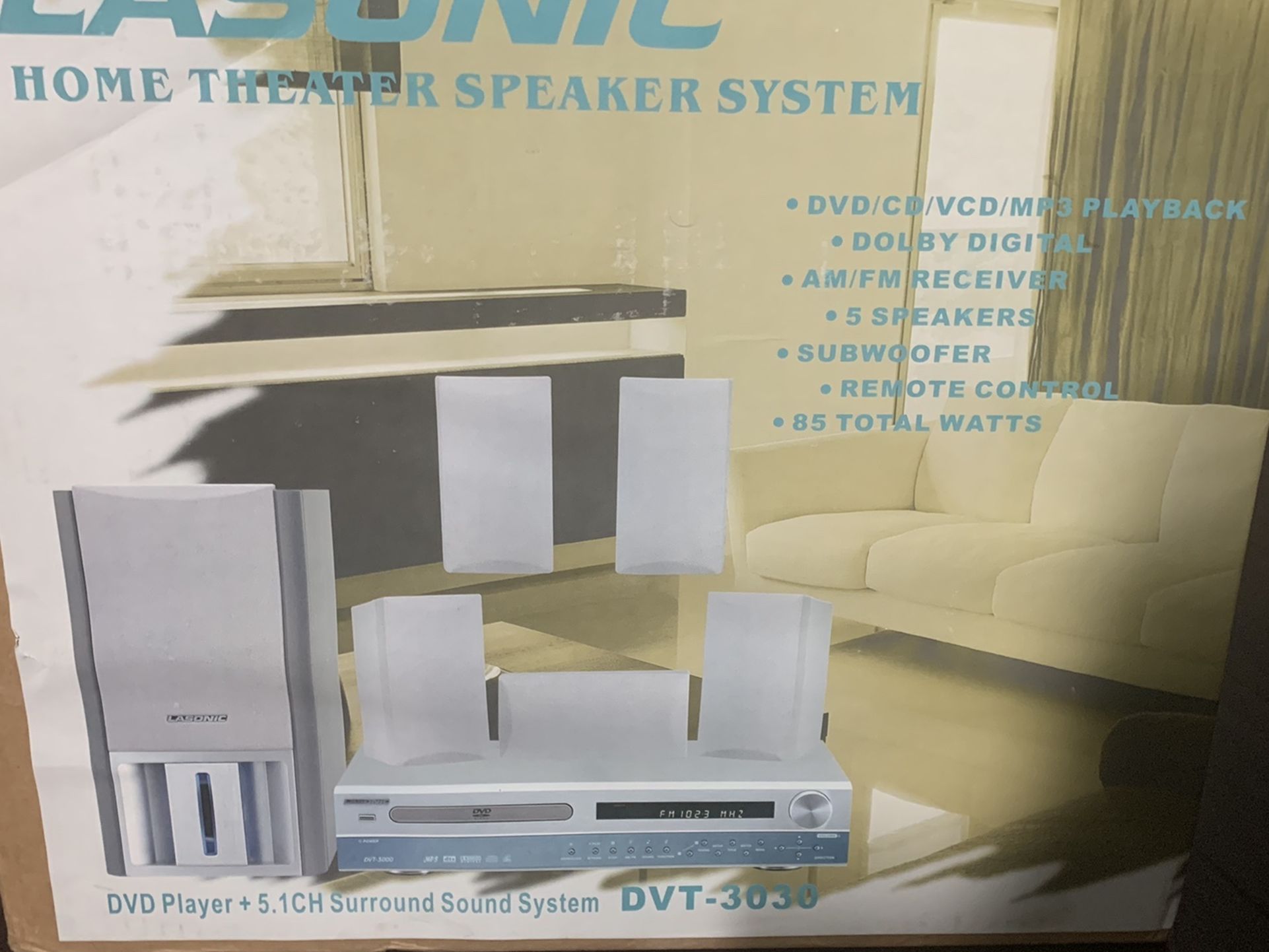Lasonic DVT 3030 Home Theater System