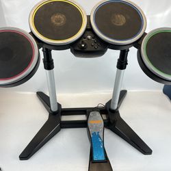 Rock Band Harmonix Model PSDMS2 PS2 PS3 PS4 Wireless Drum Set w/ Pedal
