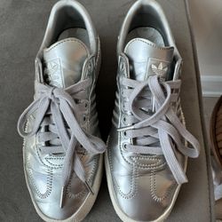 Adidas Sambarose silver metallic sneakers FV4325