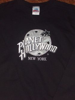 Planet Hollywood NY Sweatshirt Brand New
