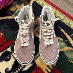 Women’s Purple Vans High Top Sneakers