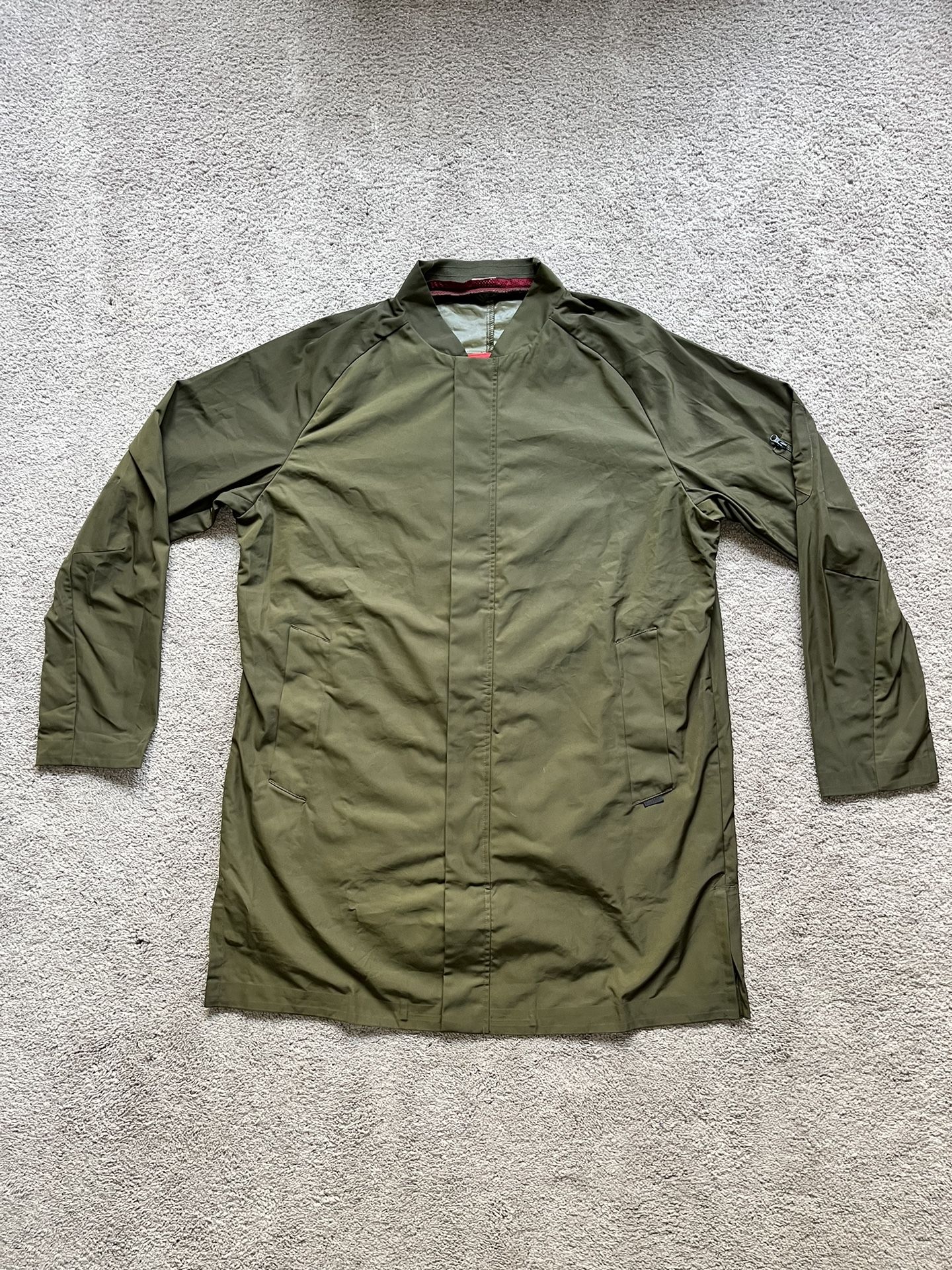 Nike FC Soccer Green Parka Jacket