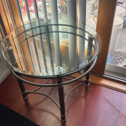 Round Glass Table