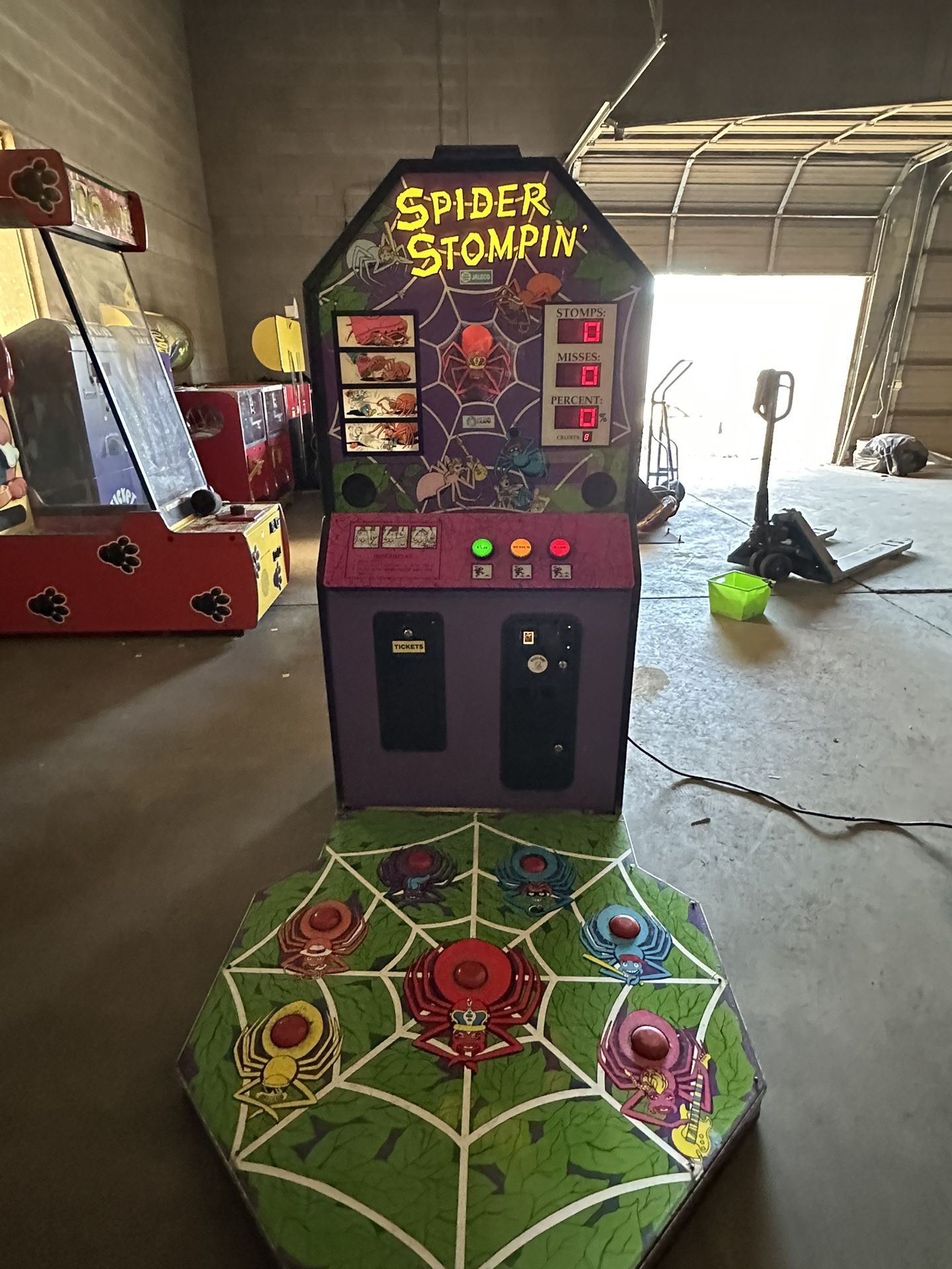 Spider Stompin Arcade Machine