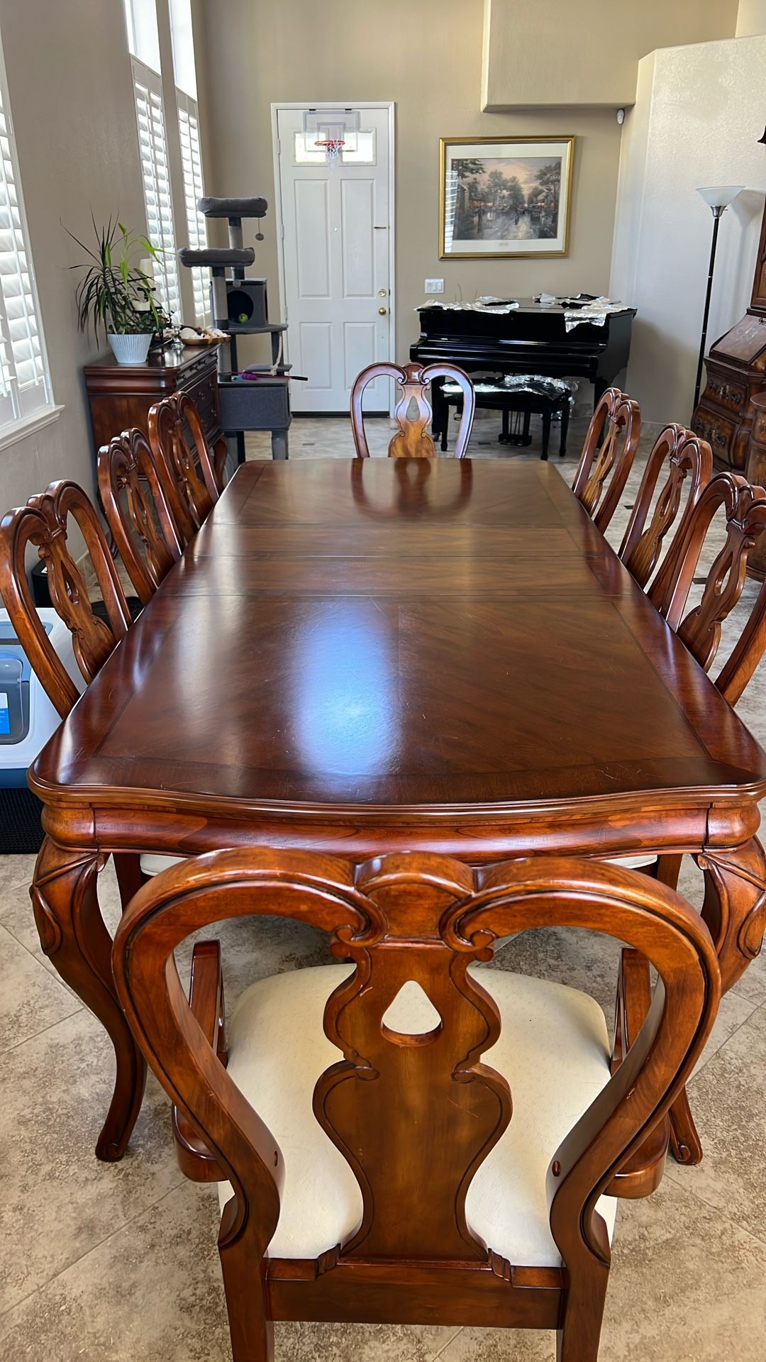 10 Chair Dining Room Table