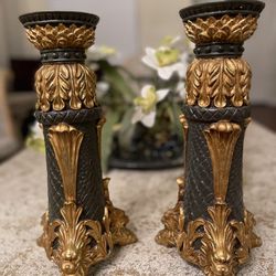 Pair Of Candle Holders 