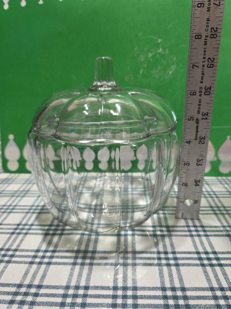 Pumpkin glass Jar And Regular Jar