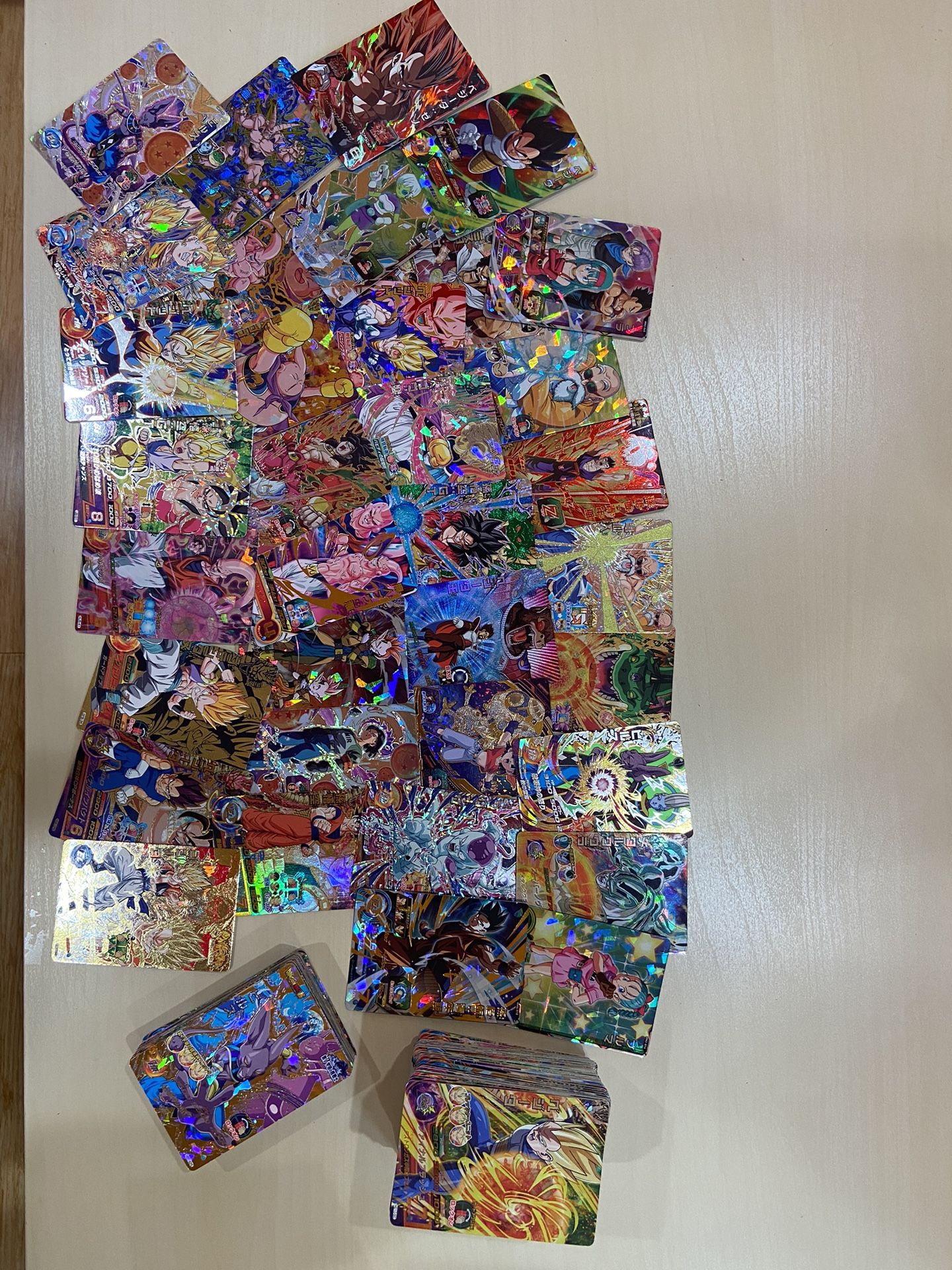 JAPANESE DRAGON BALL CARDS