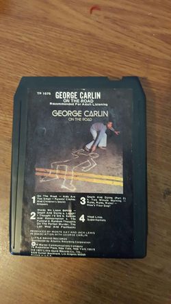 Vintage George Carlin On The Road 8 Track Cartridge 1977