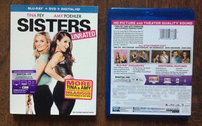 SISTERS BLU-RAY - WATCHED ONLY ONCE