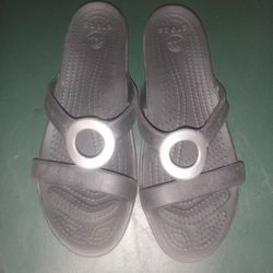 Women's Crocs Sandals Black Size 7 Cash 