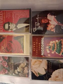 Free 6 Cassette Tapes Classical,motown,and x-masMusic