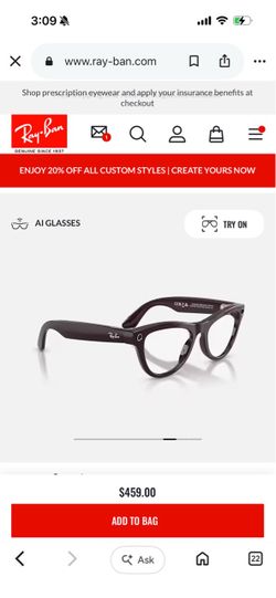 Ray ban glasses